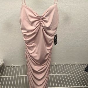 Express xsmall rouched bodycon dress tags on